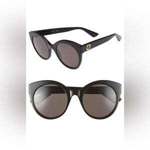 ‼️RARE‼️🎸Gucci🎸🔥NWOT🔥52mm Cat Eye Sunglasses in Black